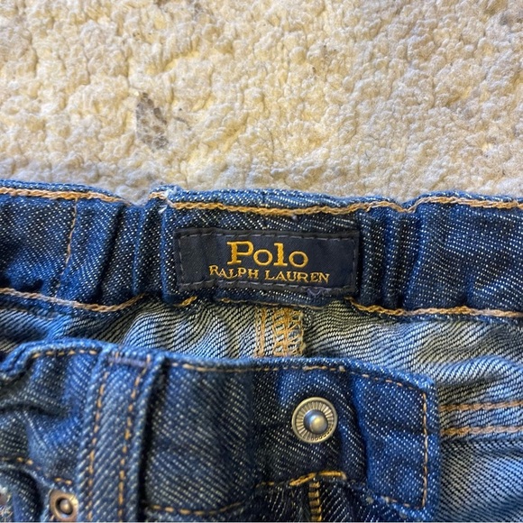 Polo Ralph Lauren Astor Slim Boyfriend 4T Girls Toddler Jeans With Patches - Picture 9 of 15